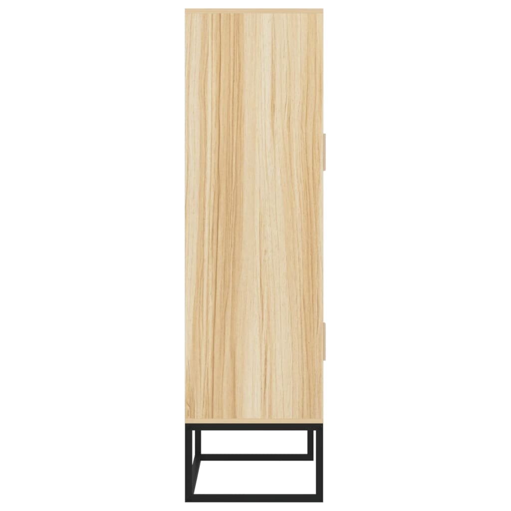 vidaXL Komoda, 70x35x125cm, apdirbta mediena kaina ir informacija | Svetainės spintelės | pigu.lt