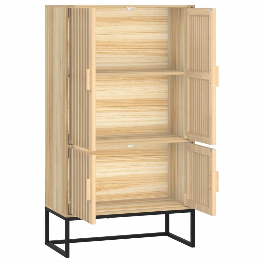 vidaXL Komoda, 70x35x125cm, apdirbta mediena kaina ir informacija | Svetainės spintelės | pigu.lt