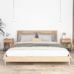 vidaXL Naktinės spintelės, 2vnt., 40x30x55,5cm, mediena kaina ir informacija | Spintelės prie lovos | pigu.lt