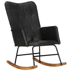 Supama kėdė vidaXL, juoda цена и информация | Кресла в гостиную | pigu.lt