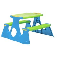 Детский стол для пикника со скамейками цена и информация | Детские игровые домики | pigu.lt