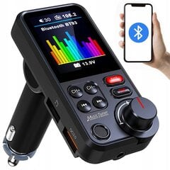 Automobilinis siųstuvas, FM moduliatorius, Bluetooth , 3in1 kaina ir informacija | FM moduliatoriai | pigu.lt