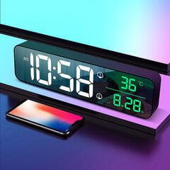 Электронный будильник с ЖК-дисплеем цена и информация | Радиоприемники и будильники | pigu.lt