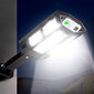 Lauko šviestuvas su saulės kolektoriumi ir nuotolinio valdymo pulteliu 124 LED цена и информация | Lauko šviestuvai | pigu.lt