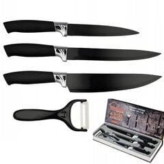 Черные керамические кухонные ножи Swiss Home, 4 шт. цена и информация | Ножи и аксессуары для них | pigu.lt
