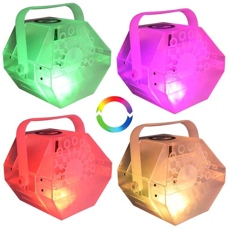 Rinkinys Light4Me Bubble LED efektyvus burbuliavimo mašina + beamZ FBL1 burbulų skystis, 1L цена и информация | Dekoracijos šventėms | pigu.lt