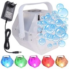 Комплект LIGHT4ME BUBBLE LED эффективная машина для мыльных пузырей + beamZ FBL1 жидкость для пузырей 1л цена и информация | Праздничные декорации | pigu.lt