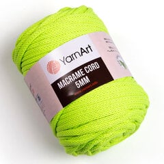 Mezgimo siūlai YarnArt Macrame Cord 5 MM 500g, spalva 801 kaina ir informacija | Mezgimui | pigu.lt