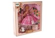 Lėlė modelis su priedais Lean Toys, rožinė, 28 cm цена и информация | Žaislai mergaitėms | pigu.lt