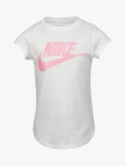 Nike marškinėliai vaikams, balti kaina ir informacija | Marškinėliai mergaitėms | pigu.lt