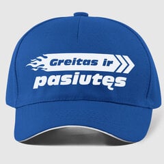 Kepuraitė Greitas ir pasiutęs, mėlyna kaina ir informacija | Originalios kepurės | pigu.lt