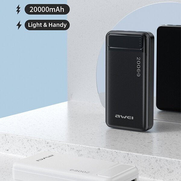 Awei P6K 20000 mAh цена и информация | Atsarginiai maitinimo šaltiniai (power bank) | pigu.lt