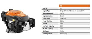 Žoliapjovė Redback S463VHY-T6 5in1 цена и информация | Газонокосилки | pigu.lt