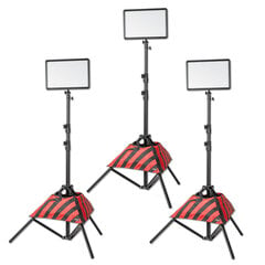 Apšvietimo lempa Godox LEDP260C Trio Tripod Kit kaina ir informacija | Fotografijos apšvietimo įranga | pigu.lt