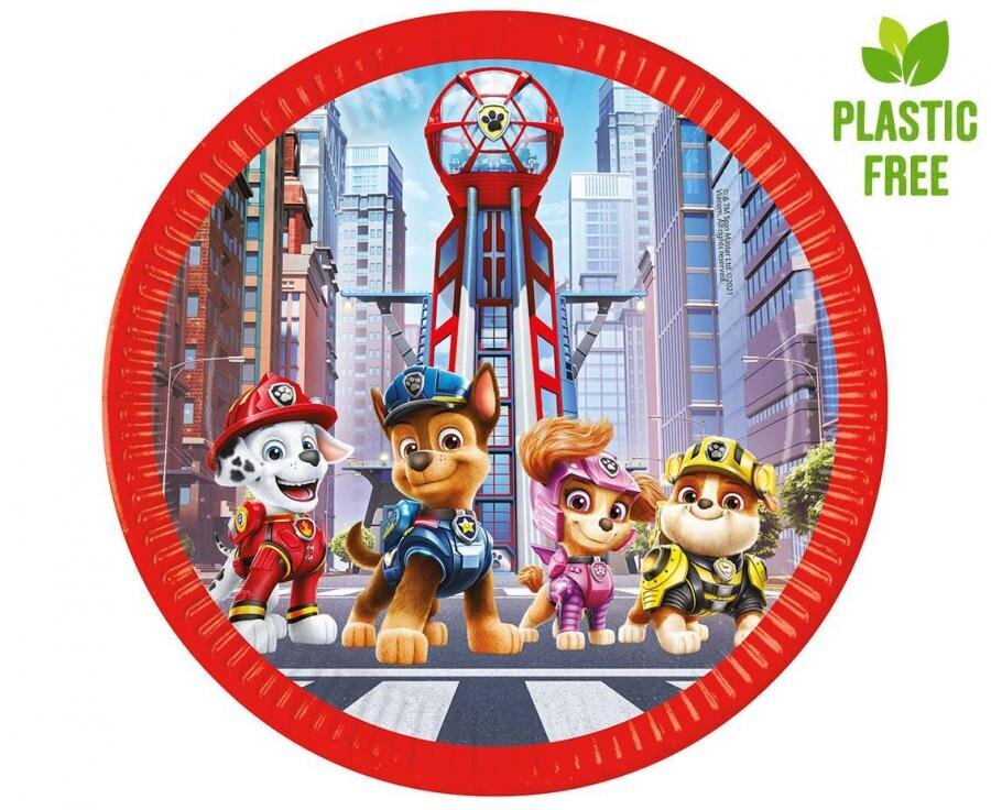 Vienkartinių indų rinkinys Paw Patrol, 44 vnt. kaina ir informacija | Vienkartiniai indai šventėms | pigu.lt