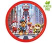 Vienkartinių indų rinkinys Paw Patrol, 44 vnt. цена и информация | Vienkartiniai indai šventėms | pigu.lt