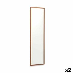 Настенное зеркало 30 x 120 cm Бронзовый Деревянный MDF (2 штук) цена и информация | Зеркала | pigu.lt