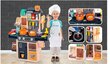 Vaikiška virtuvėlė Kinderplay su 42 priedais kaina ir informacija | Žaislai mergaitėms | pigu.lt