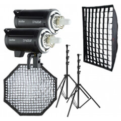 Godox DP400III Duo KIT Комплект студийного освещения цена и информация | Осветительное оборудование для фотосъемок | pigu.lt