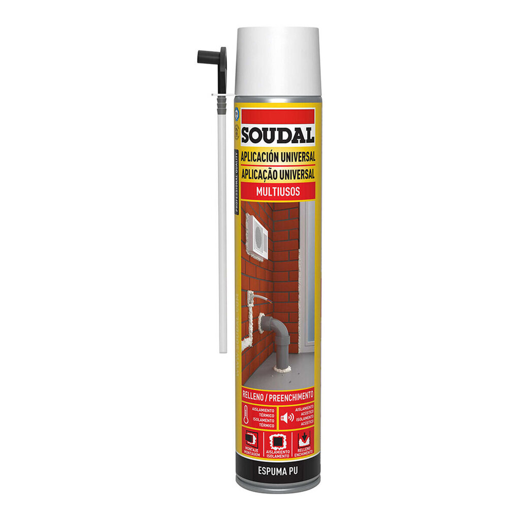 Porolonas Soudal Classic 115797, 750 ml kaina ir informacija | Sandarinimo medžiagos | pigu.lt