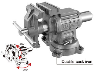 Spaustuvas Total THTMF6156 kaina ir informacija | Mechaniniai įrankiai | pigu.lt