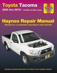 Toyota Tacoma 2006 Thru 2018 Haynes Repair Manual kaina ir informacija | Kelionių vadovai, aprašymai | pigu.lt