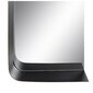 Sieninis veidrodis 20x12x50cm, juodas/auksinis kaina ir informacija | Veidrodžiai | pigu.lt
