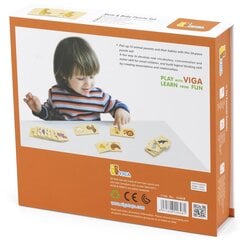 Деревянный пазл Viga Животные, 24 д. цена и информация | Развивающие игрушки | pigu.lt