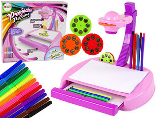 Projektoriaus su piešimo lenta LeanToys, rožinis kaina ir informacija | Lavinamieji žaislai | pigu.lt