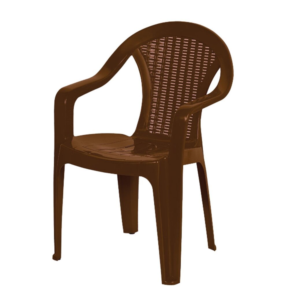 Lauko kėdė, ruda kaina ir informacija | Lauko kėdės, foteliai, pufai | pigu.lt