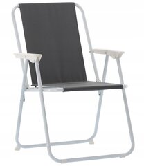 Sulankstoma sodo kėdė LEZ9931, 53x59x76 cm, pilka kaina ir informacija | Lauko kėdės, foteliai, pufai | pigu.lt