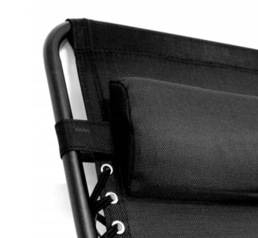 Lauko kėdė, juoda kaina ir informacija | Lauko kėdės, foteliai, pufai | pigu.lt