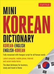 Mini Korean Dictionary: Korean-English English-Korean цена и информация | Пособия по изучению иностранных языков | pigu.lt