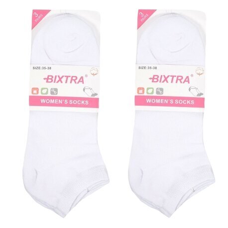 Trumpos kojinės moterims Bixtra 1185, baltos, 6 poros kaina ir informacija | Moteriškos kojinės | pigu.lt