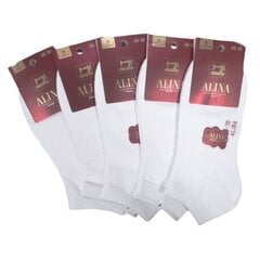 Trumpos kojinės moterims 8339, baltos, 5 poros kaina ir informacija | Moteriškos kojinės | pigu.lt