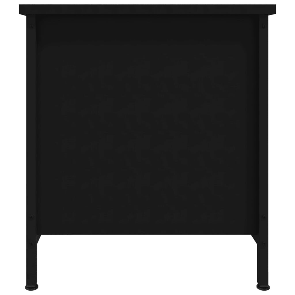 vidaXL Televizoriaus spintelė, juoda, 100x40x45cm, apdirbta mediena цена и информация | TV staliukai | pigu.lt