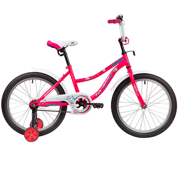 Vaikiškas dviratis NovaTrack Neptune, 20", rožinis цена и информация | Dviračiai | pigu.lt