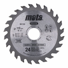 Pjovimo diskas Mota sc124p kaina ir informacija | Mechaniniai įrankiai | pigu.lt