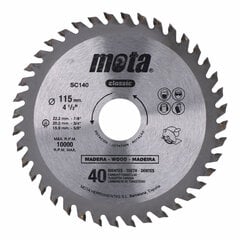 Pjovimo diskas Mota sc140 kaina ir informacija | Mechaniniai įrankiai | pigu.lt