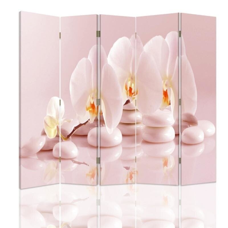 Kambario pertvara Rausvos orchidėjos цена и информация | Širmos, kambario pertvaros | pigu.lt