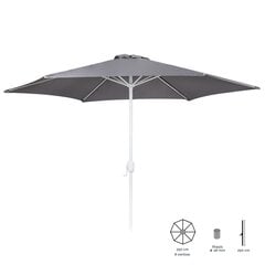 Пляжный зонт Thais 350 см цена и информация | Зонты, маркизы, стойки | pigu.lt