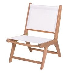 Садовое кресло Nina 50 x 64 x 75 cm Белый древесина акации цена и информация | Садовые стулья, кресла, пуфы | pigu.lt