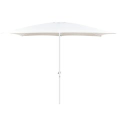 Пляжный зонт Alba 300 x 400 см Алюминий Белый цена и информация | Зонты, маркизы, стойки | pigu.lt