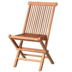 Садовое кресло Kayla 46,5 x 56 x 90 cm Натуральный древесина тика цена и информация | Садовые стулья, кресла, пуфы | pigu.lt