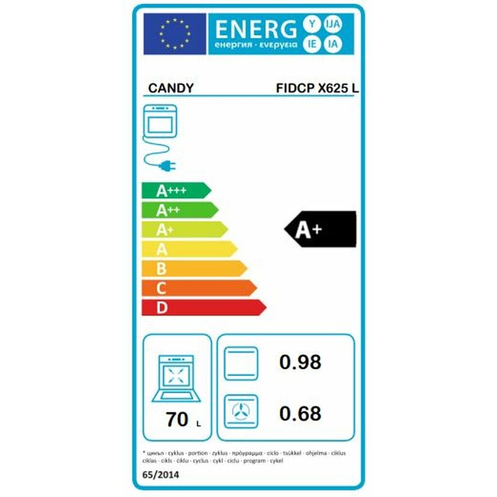 Candy FIDCPX625 kaina ir informacija | Orkaitės | pigu.lt