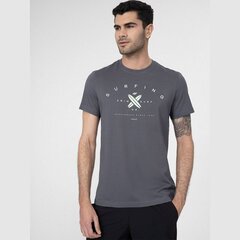 Marškinėliai vyrams 4F M 4FSS23TTSHM366 22S, pilki kaina ir informacija | Vyriški marškinėliai | pigu.lt