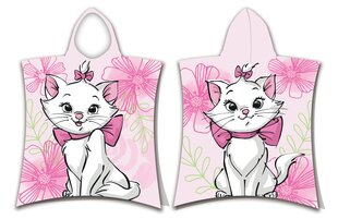 Vaikiškas pončas Marie Cat Pink Flower, 50x115 cm kaina ir informacija | Rankšluosčiai | pigu.lt