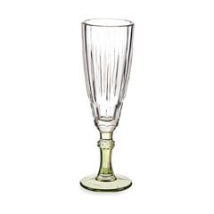 Бокал для шампанского Exotic Стеклянный Зеленый (170 ml) цена и информация | Стаканы, фужеры, кувшины | pigu.lt