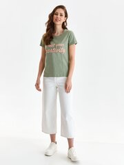 Marškinėliai moterims Top Secret SPO5894JZ, žali kaina ir informacija | Marškinėliai moterims | pigu.lt
