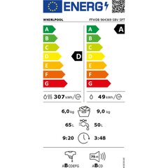 Whirlpool Corporation FFWDB964369SBVS kaina ir informacija | Skalbimo mašinos | pigu.lt